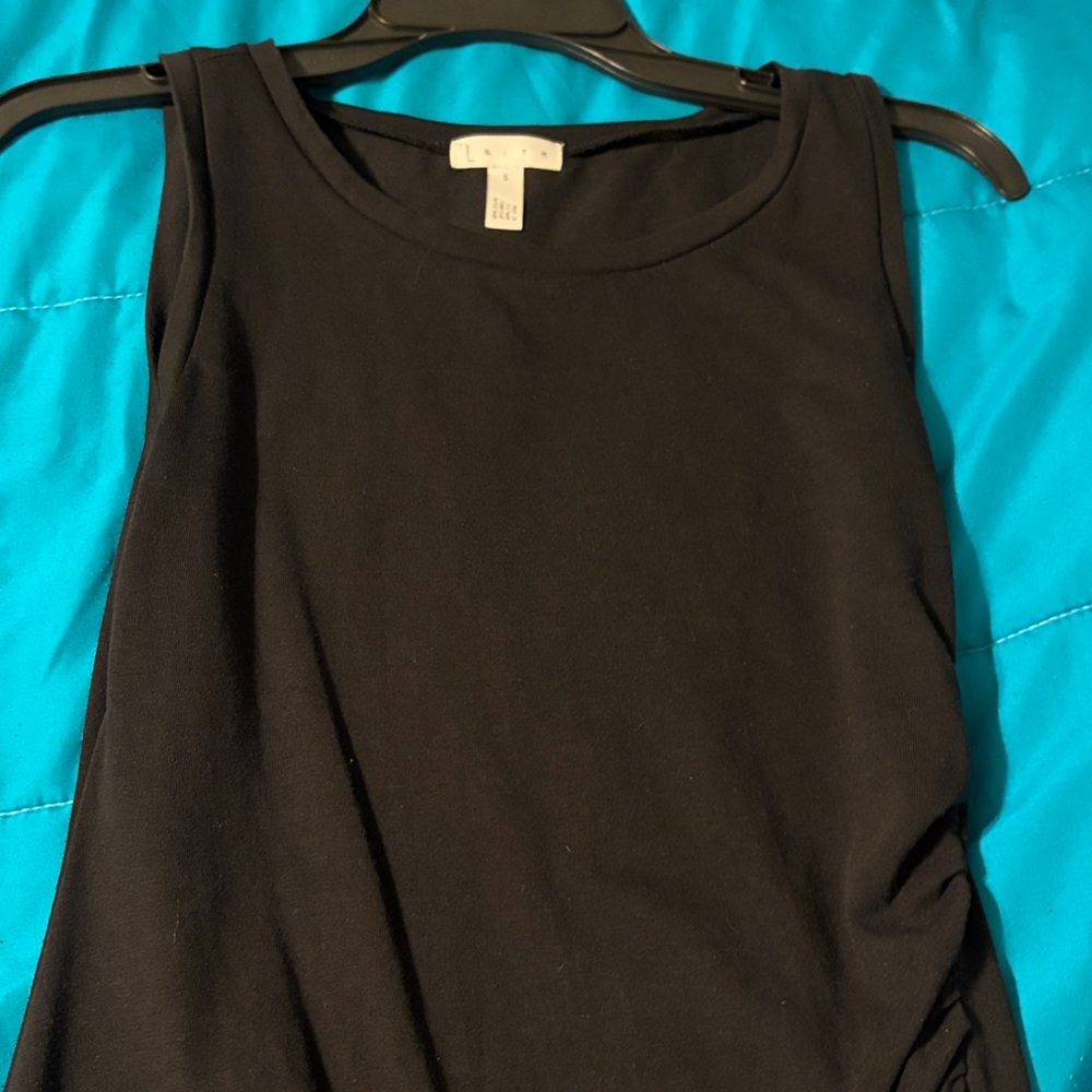 Leith Black Midi Dress